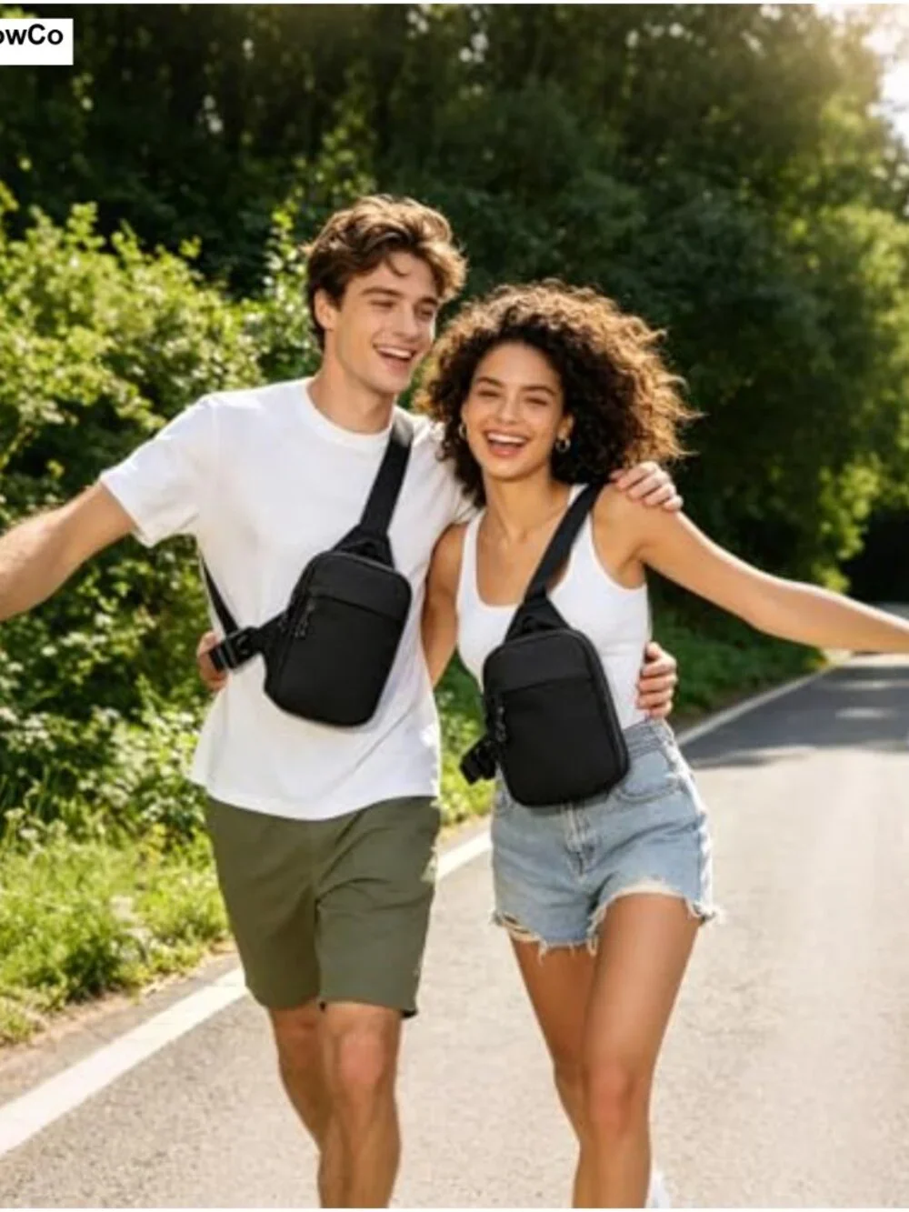 Mini Sling Bag for Men Crossbody Small Chest Bag Casual Trendy Waterproof